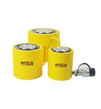 Low height hydraulic cylinders/jacks/rams
