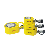 Low height flat jack cylinders