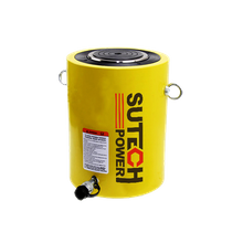 Single acting high tonnage hydraulic cylinders